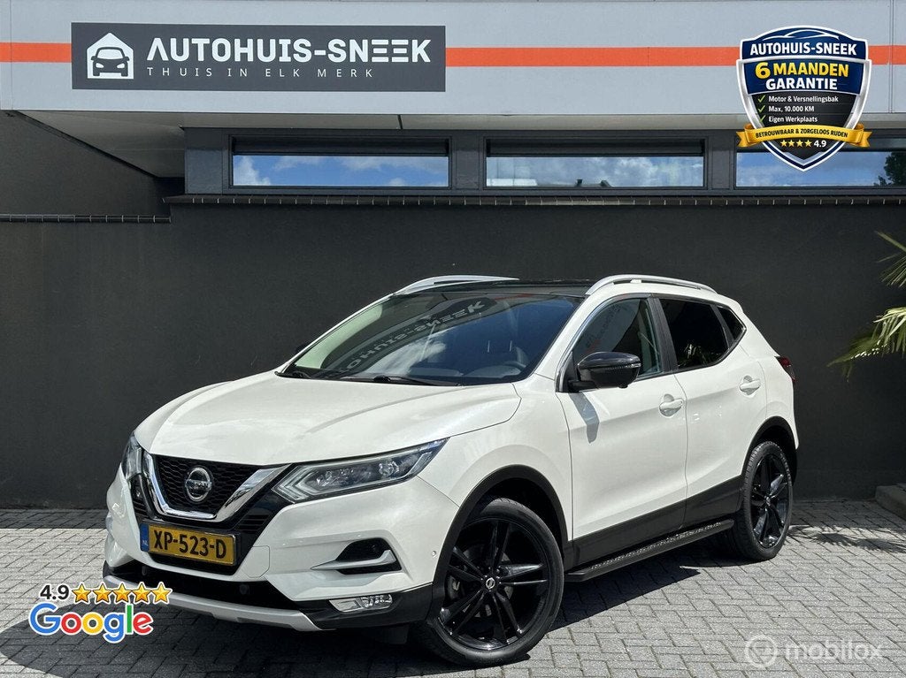 Nissan Qashqai Tekna|Pano | 360° Camera | Keyless | Trekhaa, Voorwielaandrijving, 687 kg, Gebruikt, Euro 6