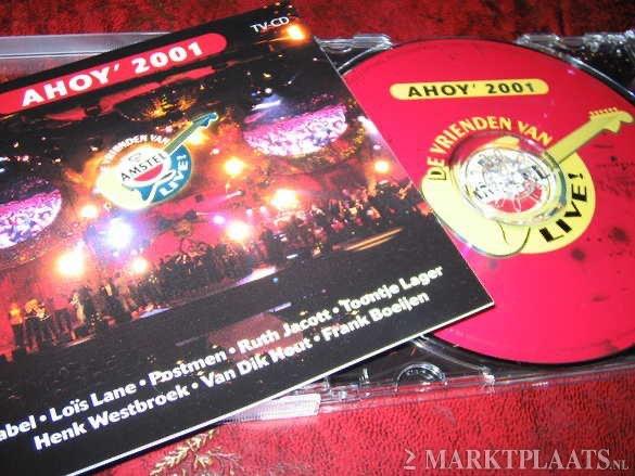 De Vrienden van Amstel Live - Ahoy 2001 -, Ophalen of Verzenden, Zo goed als nieuw, Pop