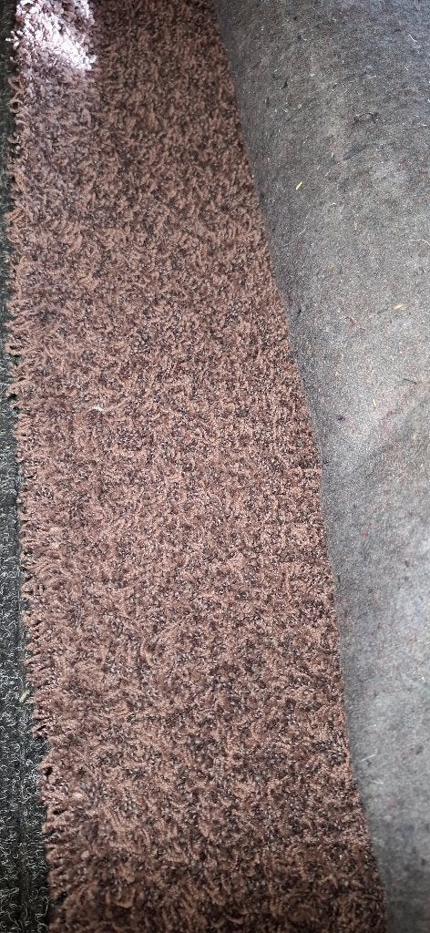 Tapijt hoog polig met rug OUD ROZE, 200 cm of meer, Ophalen of Verzenden, Zo goed als nieuw, 200 cm of meer