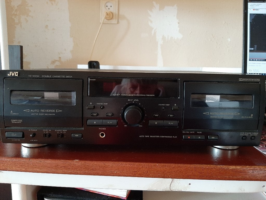 Double cassette recorder JVC, Ophalen, Dubbel, JVC, Auto-reverse