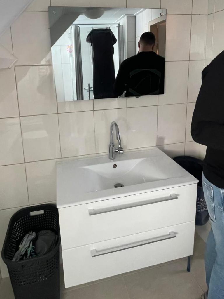 Eurom badkamer spiegel met wifi, Ophalen, Zo goed als nieuw, Wit, Overige typen