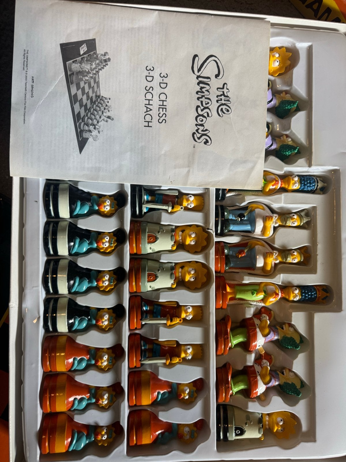 The Simpsons 3-D Schaakspel - Compleet en in goede staat, Verzamelen, Ophalen of Verzenden