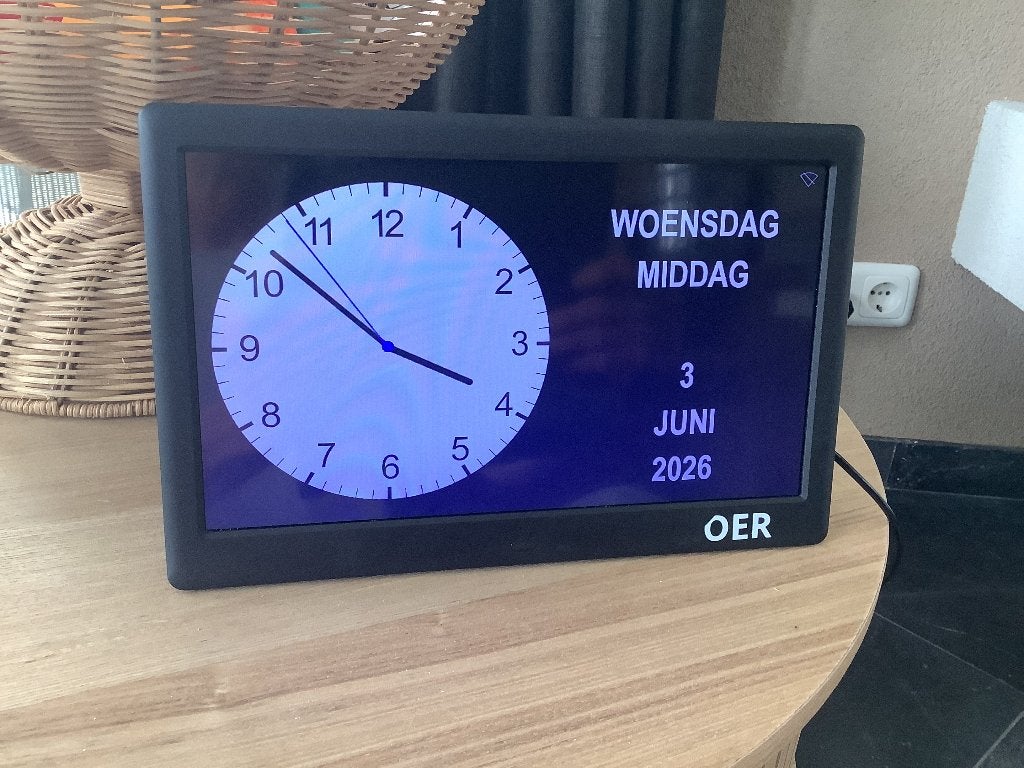 Dementie klok, Ophalen, Zo goed als nieuw, Digitaal, Overige typen