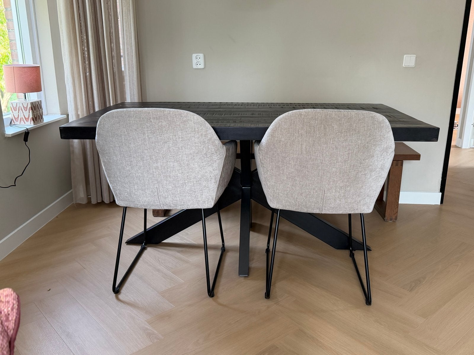 Twee eettafelstoelen, Ophalen, Gebruikt, Twee, Overige kleuren