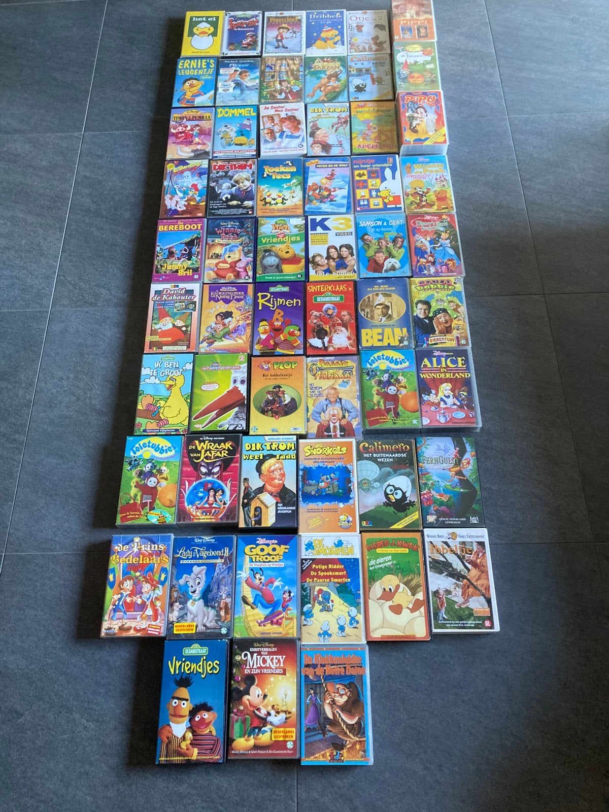 Disney videobanden 59 stuks!, Ophalen, Nederlands, Zo goed als nieuw, Vanaf 6 jaar