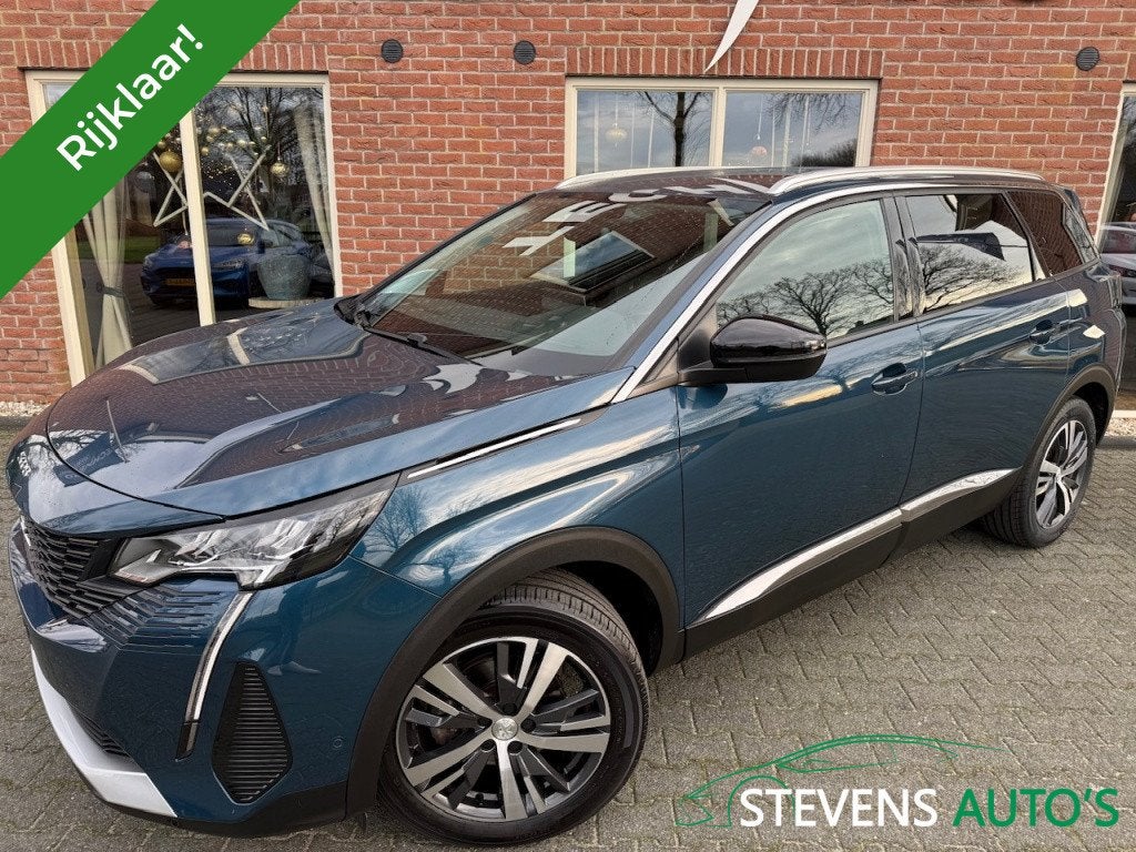 Peugeot 5008 1.2 PT 130 PK Allure 7P.Bns NIEUWE APK / TREKHA, Auto's, Gebruikt, 1199 cc, 1404 kg, Blauw