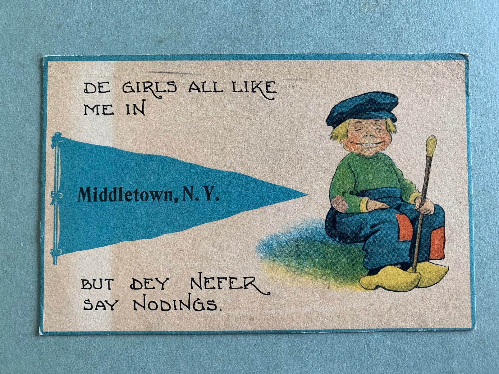 1913 Boertje uit Middeltown NY, Ophalen of Verzenden, Voor 1920, Gelopen, Kinderen