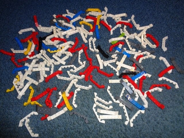 Partij i21=Lego boot onderdelen 1 breed, Lego, Lego, Gebruikt, Lego