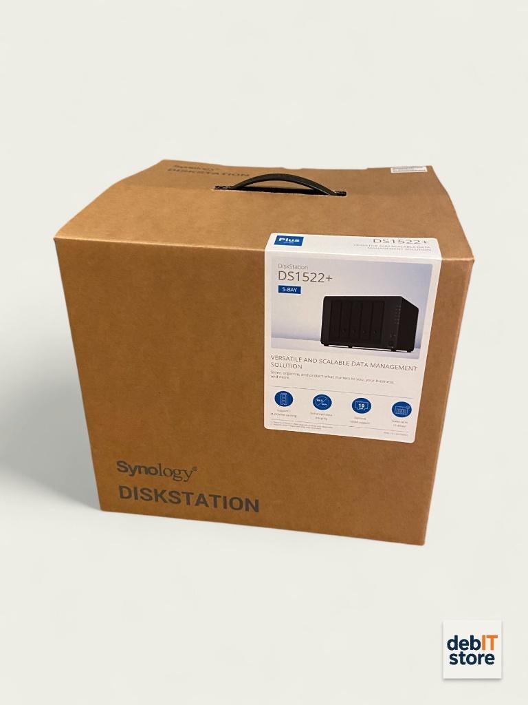 Synology DS1522+ NAS + 5 x 4tb HDD (nieuw), Synology, Info@debitstore.nl, Ophalen of Verzenden, Zo goed als nieuw