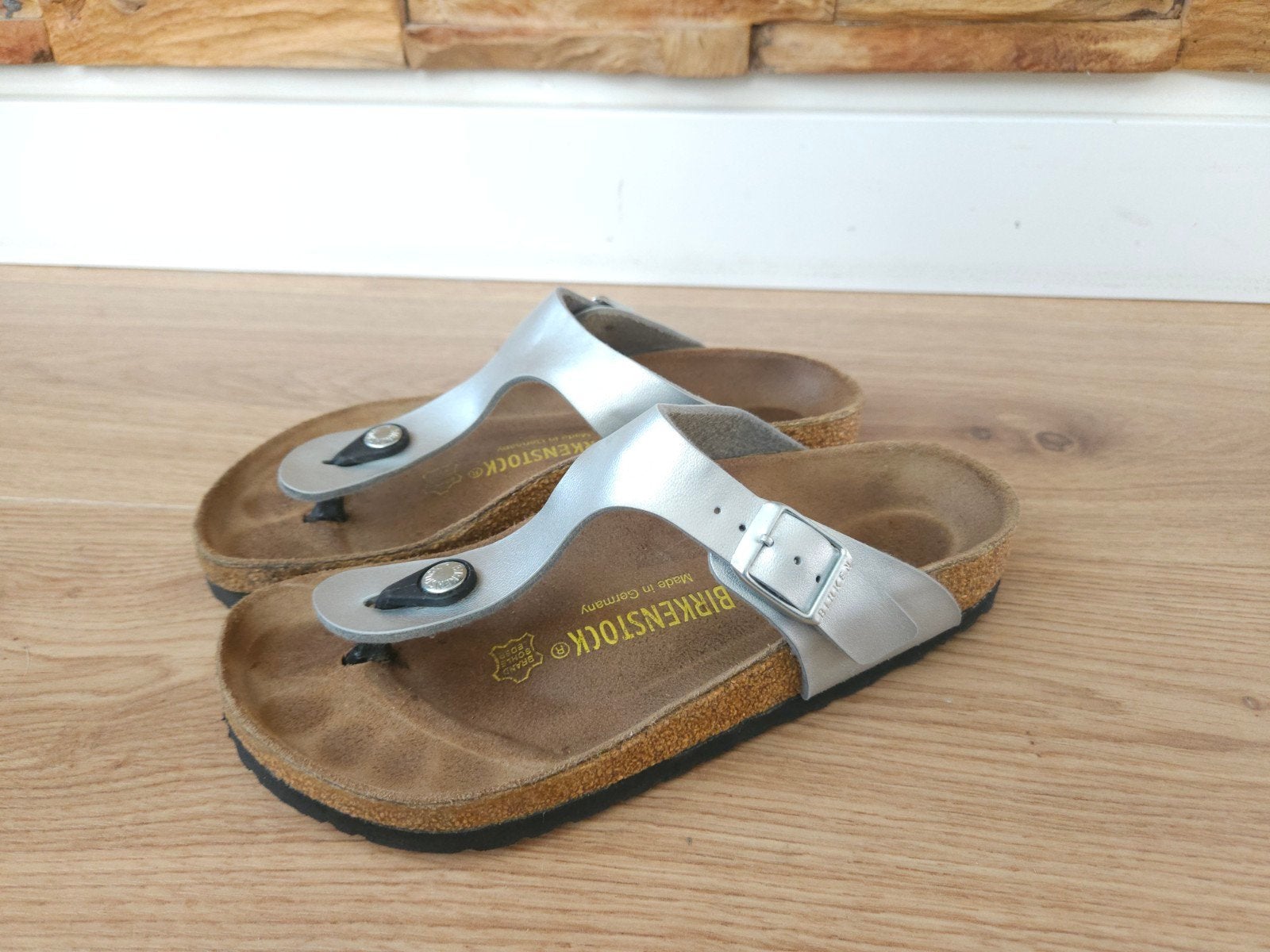 Birkenstock Gizeh teenslippers maat 36 (37) Regular slippers, Slippers, Overige kleuren, Ophalen of Verzenden, Zo goed als nieuw