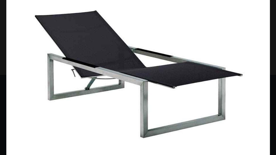 Ligbedden twee maal. Royal Botania ninix rvs zonnebed, Tuin en Terras, Ophalen, Gebruikt, Rvs, Verstelbaar