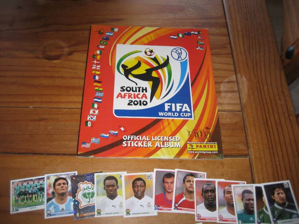 panini wk album en stickers, Ophalen of Verzenden, Zo goed als nieuw, Meerdere stickers