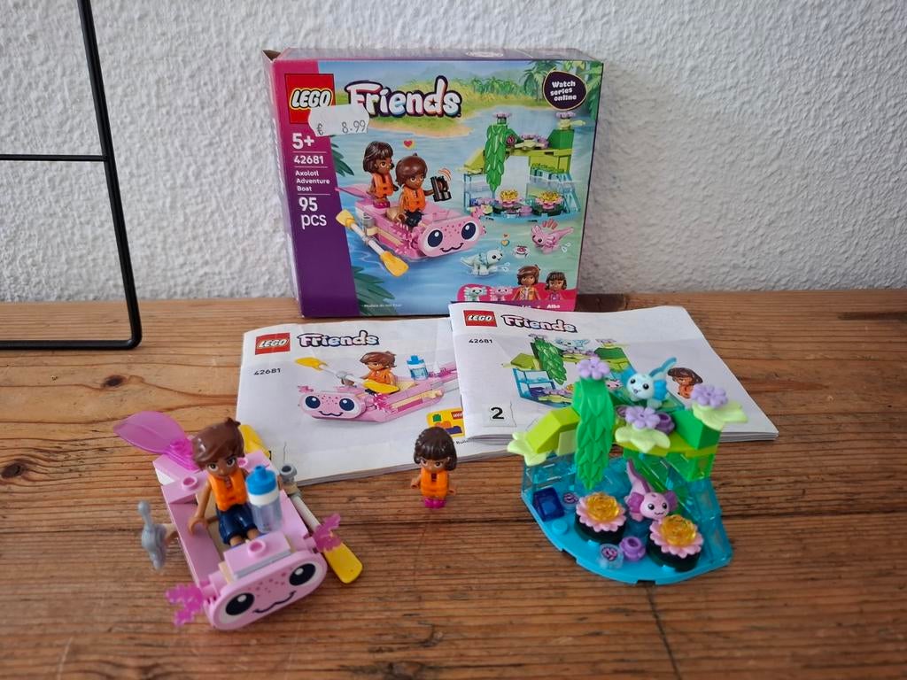 LEGO Friends 42681 Axolotl Avontuur Boot - Zo goed als nieuw, Lego, Friends, Ophalen of Verzenden, Zo goed als nieuw