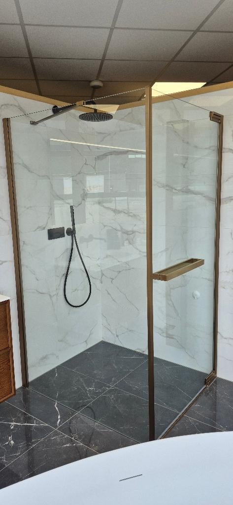 Showmodel: Novellini N180 douchecabine 120x100, Doe-het-zelf en Verbouw, Sanitair, Ophalen, Nieuw, Glas, Douche