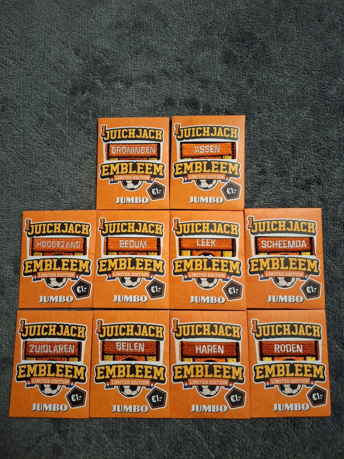Jumbo Juich Jack Emblemen Limited Edition, Ophalen, Nieuw
