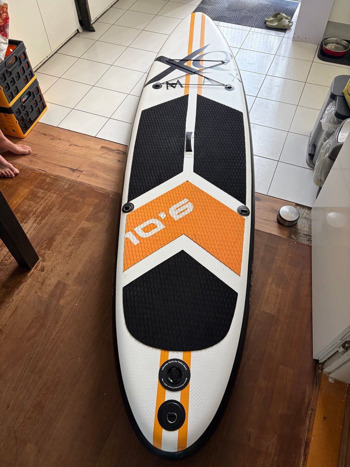 XQ Max SUP board inclusief leash en vin, Watersport en Boten, Suppen, Ophalen, Gebruikt, SUP-boards