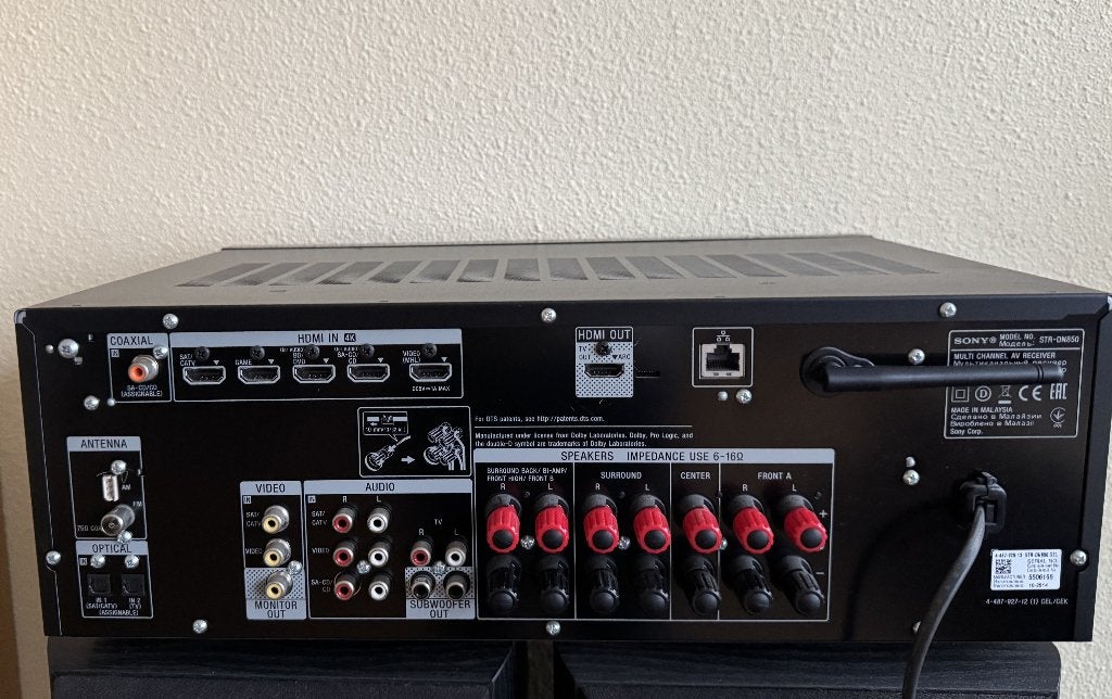 Sony receiver STR DN850, Ophalen, Zo goed als nieuw, Sony