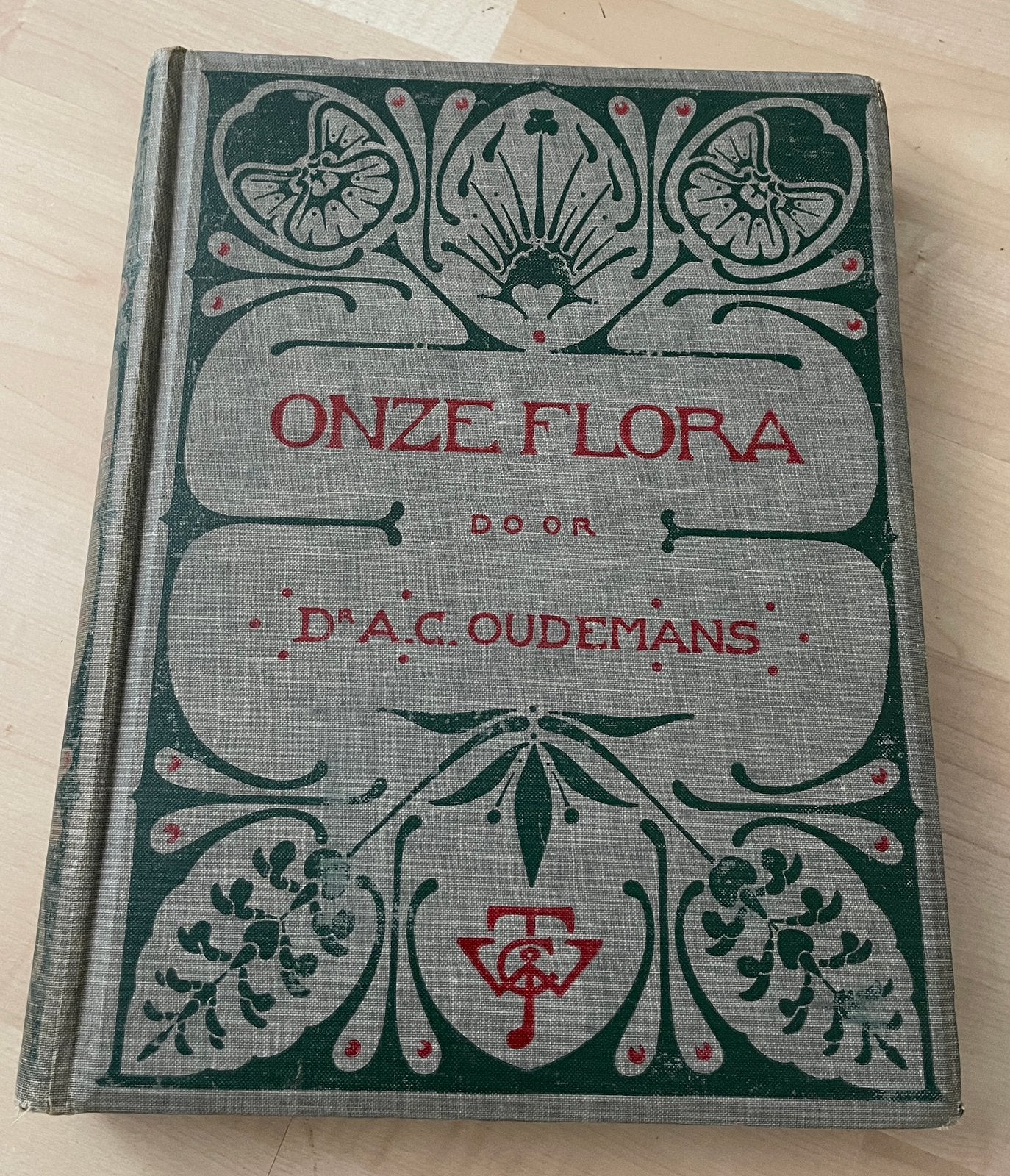 Antiek boek ‘Onze Flora’, Dr. A. C. Oudemans, 2e druk, 1900, Antiek en Kunst, Ophalen of Verzenden