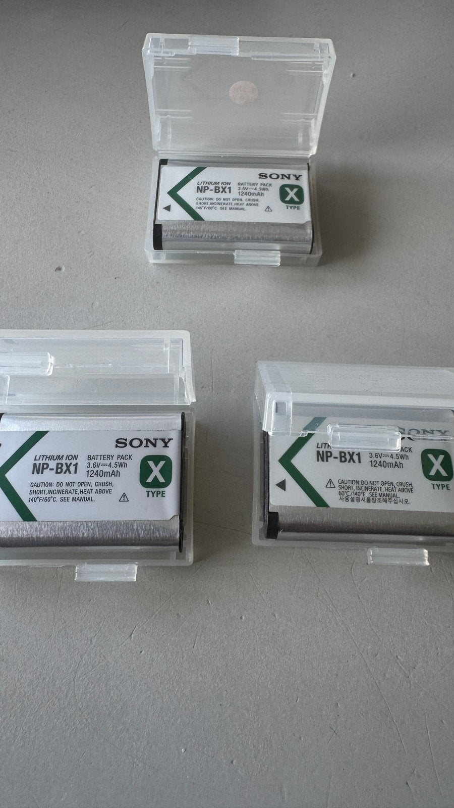 Sony NP-BX1 Accu, Ophalen of Verzenden, Gebruikt