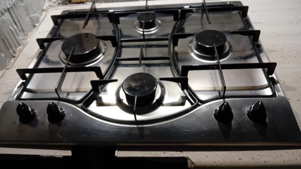 Ariston gasstel, Zo goed als nieuw, Inbouw, Gas, 4 kookzones