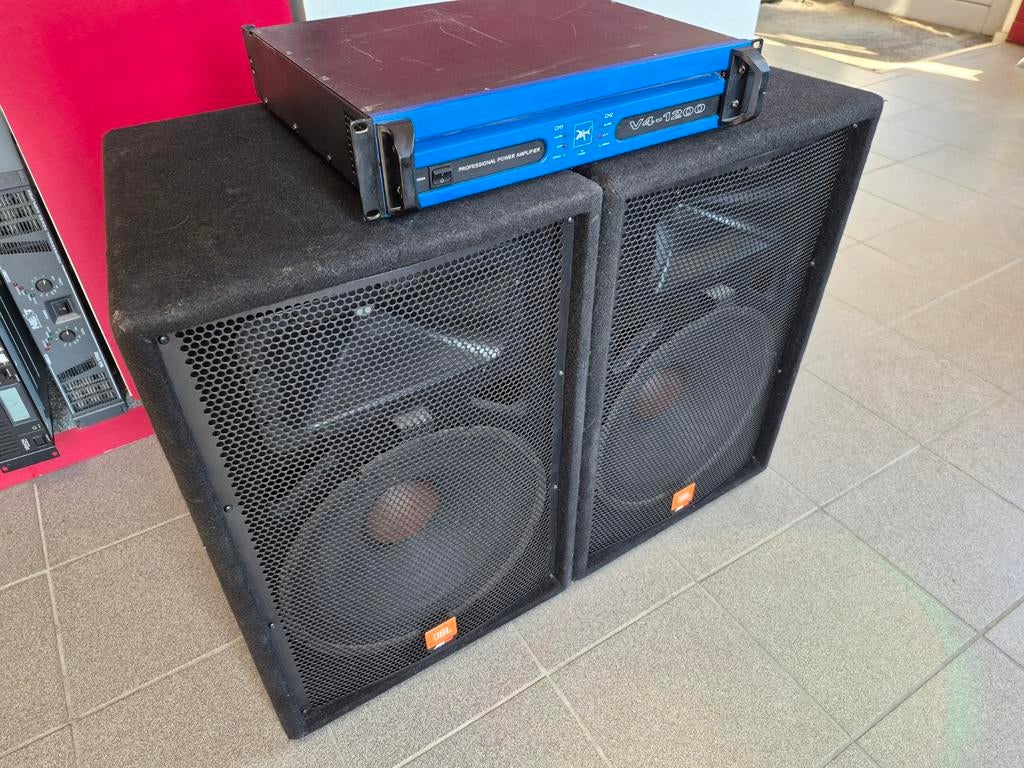 2 Prachtige JBL JRX115 speakers, eventueel met versterker, Audio, Tv en Foto, Luidsprekers, Ophalen, JBL, Zo goed als nieuw, 120 watt of meer
