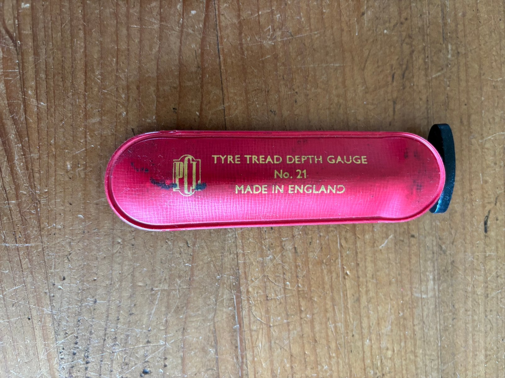 PCL vintage bandenprofielmeter no21 - Engeland, Ophalen of Verzenden, Gebruikt