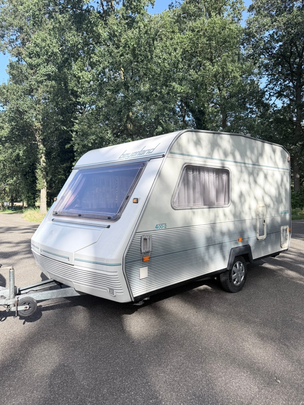 Nette Beyerland Vitesse 400 caravan uit 1993!, Rondzit, Tot en met 2, Bedrijf, Lengtebed