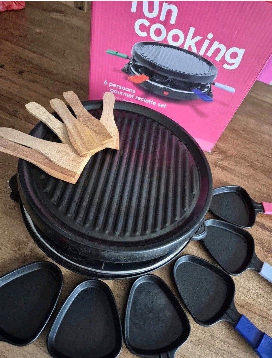 Gourmetstel Hema 6 persoons kerst sinterklaas, Ophalen, 4 t/m 7 personen