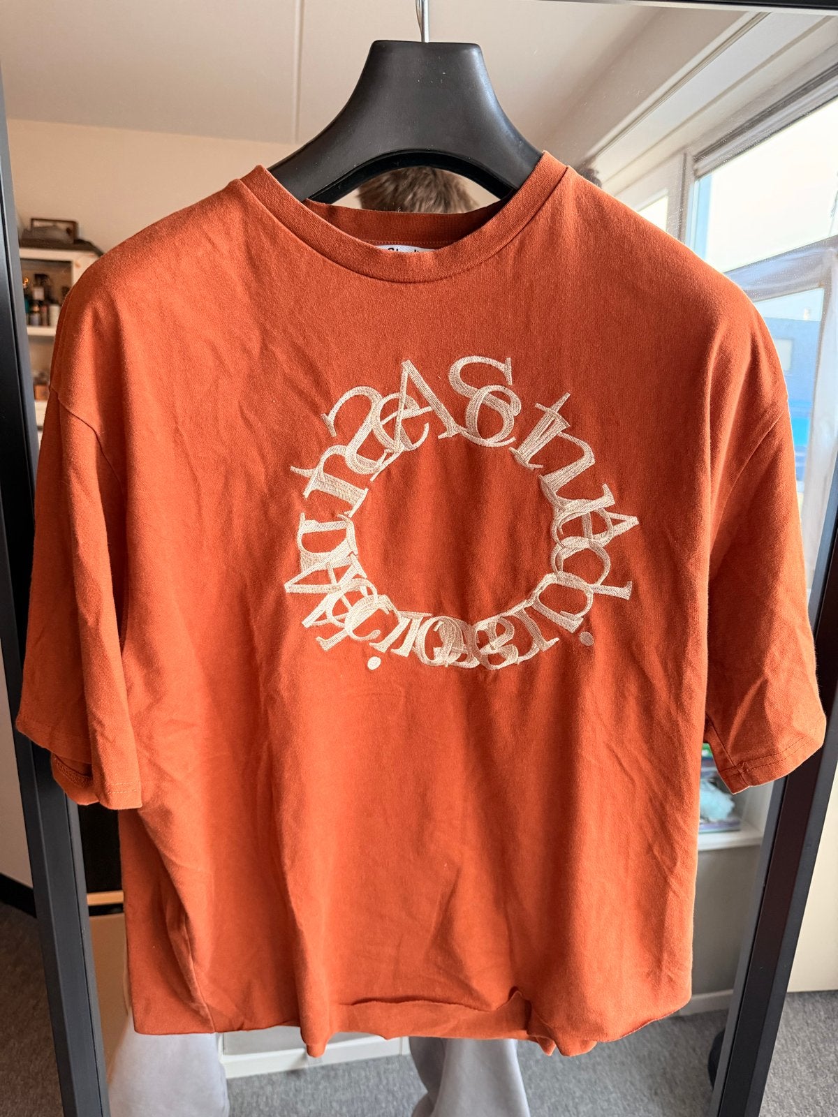 Acne Studios Bruin T-shirt Maat S Boxy Fit, Ophalen of Verzenden, Gedragen, Maat 46 (S) of kleiner, Bruin