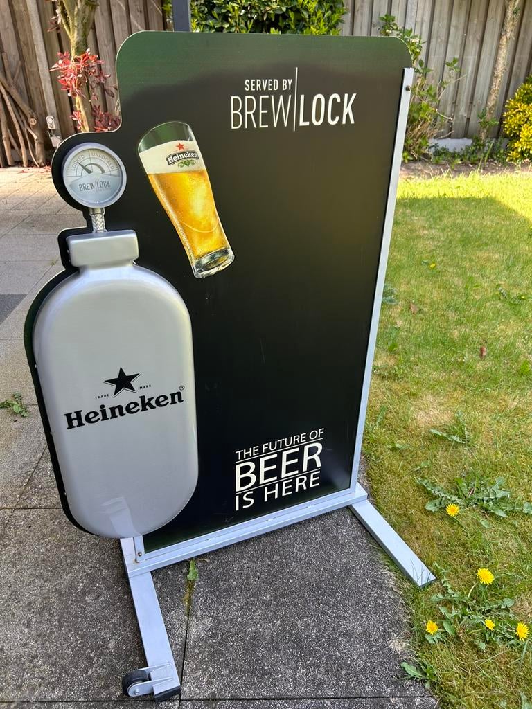 Heineken stoepbord, Ophalen, Zo goed als nieuw, Overige merken