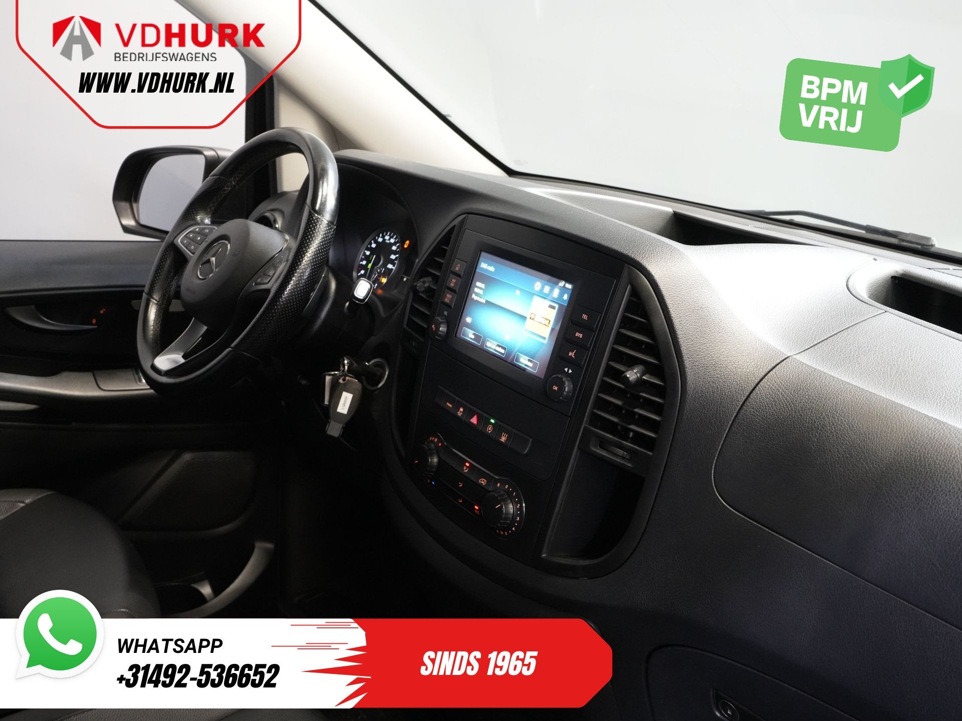 Mercedes-Benz Vito 116 CDI Aut. L2 LED/ Standkachel/ Stoelve, Automaat, Achterwielaandrijving, Gebruikt, 2500 kg