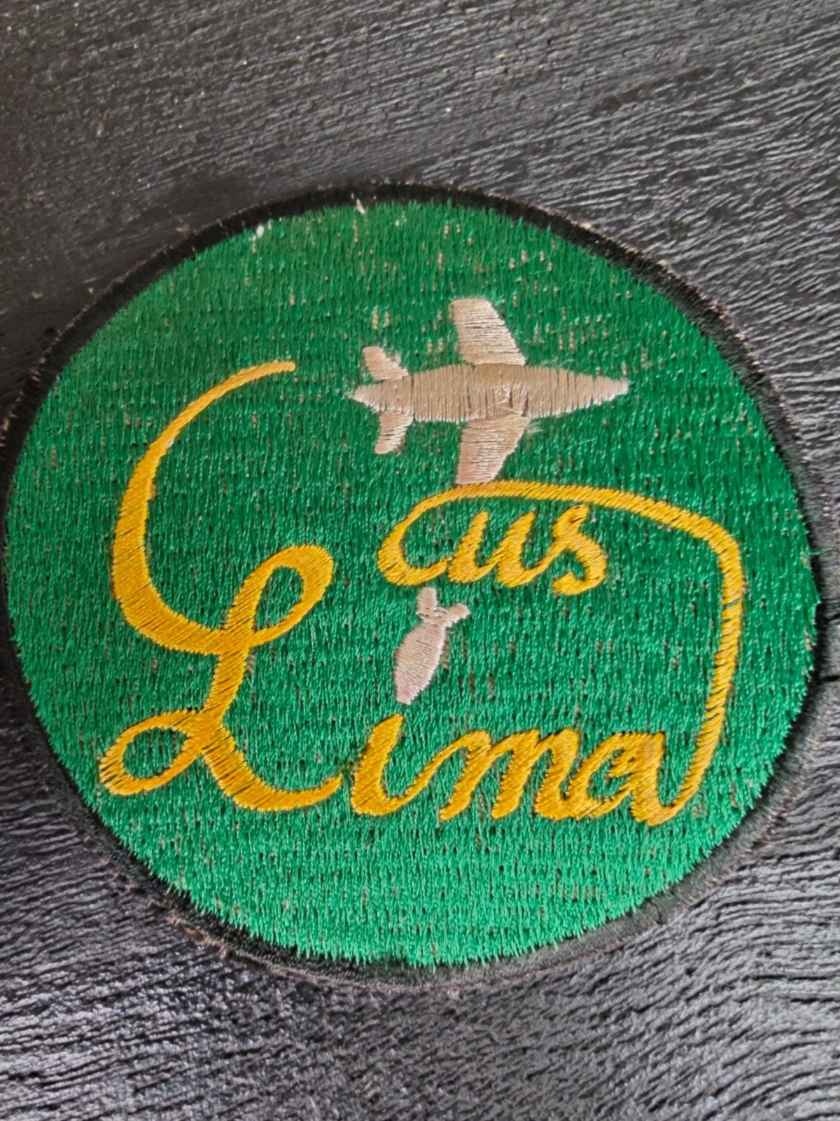 patch , 12th TFS L Flight  , usaf , tfs squadron, Verzamelen, Ophalen of Verzenden, Luchtmacht, Nederland, Embleem of Badge