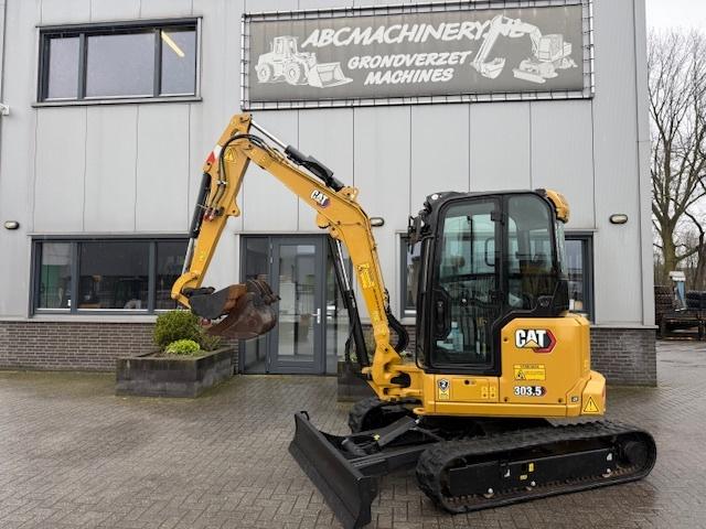 CAT 303.5cr bj21 2500u 3.6T Minigraver Minikraan SLP/SRT A/C, Zakelijke goederen, Machines en Bouw | Kranen en Graafmachines, Ophalen of Verzenden