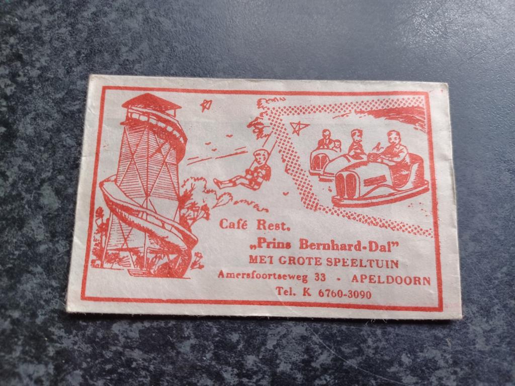 Suikerzakje Apeldoorn Speeltuin Prins Bernhard Dal, Ophalen, Nederland