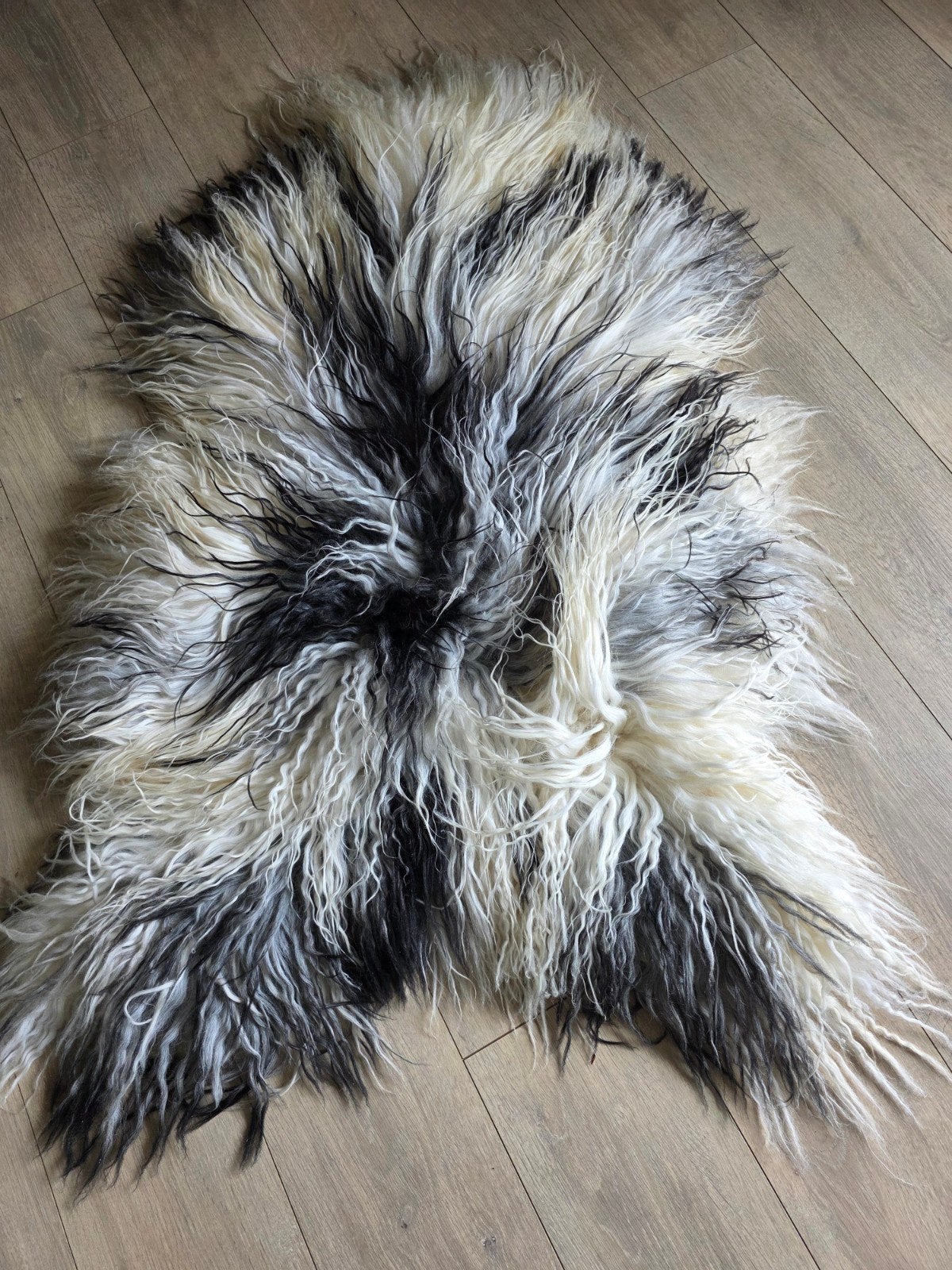 Schapenvacht xxl lange haren gekrulde., Huis en Inrichting, Woonaccessoires | Plaids en Woondekens, Ophalen of Verzenden, Nieuw