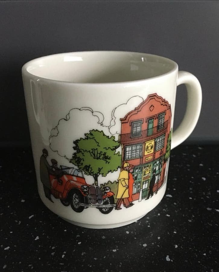 Vintage Van Nelle Mok Exeter Engeland, Verzenden