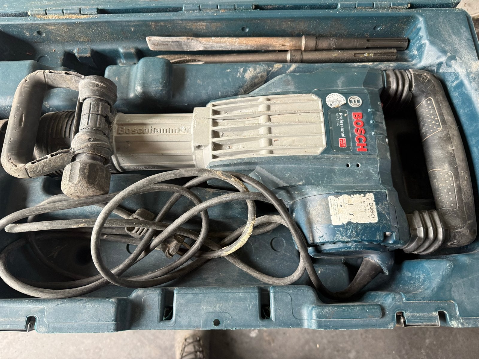 Bosch Professional GSH 11 VC Breekhamer, Ophalen of Verzenden, Gebruikt, 600 watt of meer, Boor- en/of Breekhamer