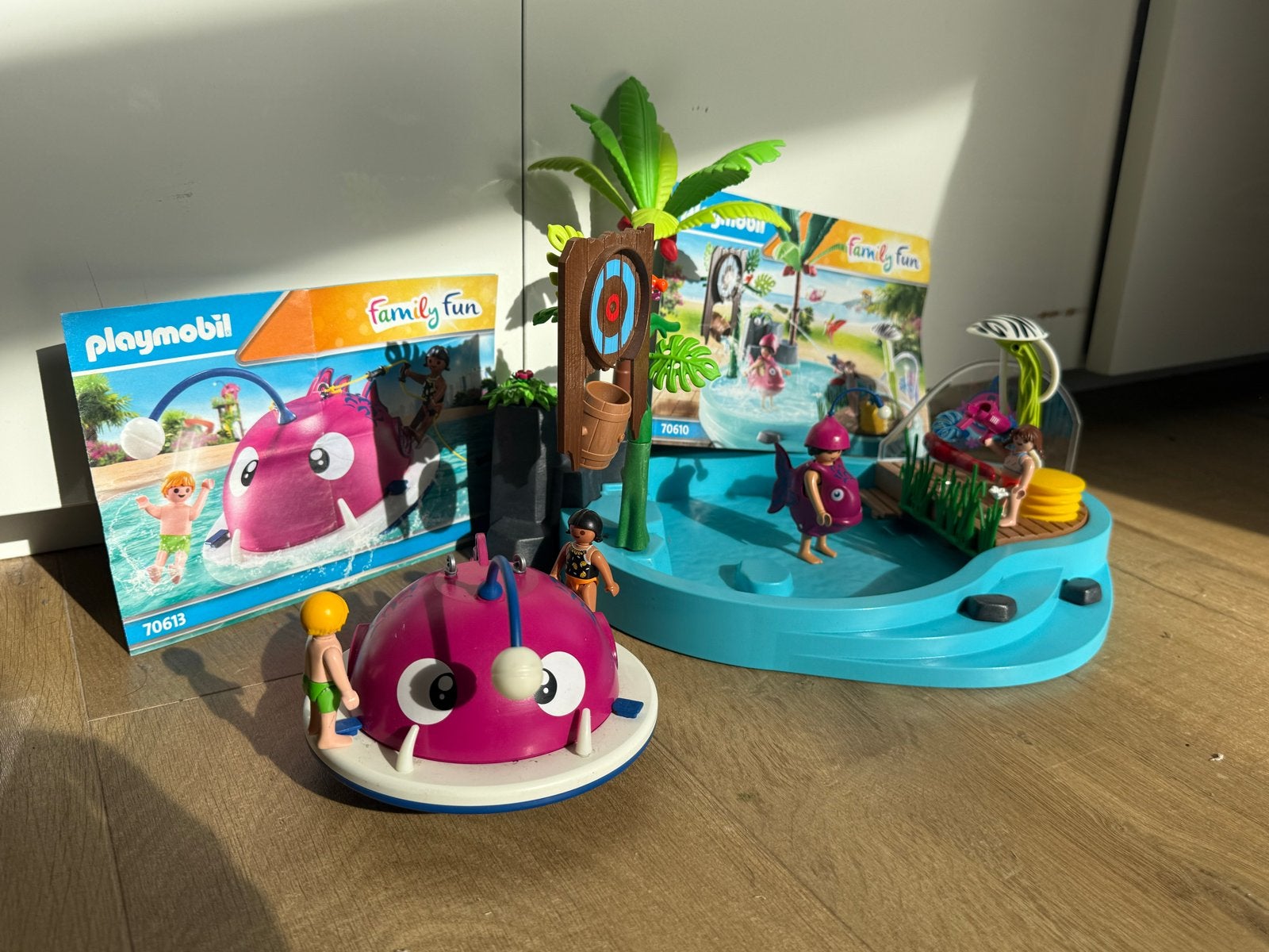 Playmobil Family Fun Waterspeelsets (70610 & 70613), Gebruikt, Complete set, Overige typen, Family fun