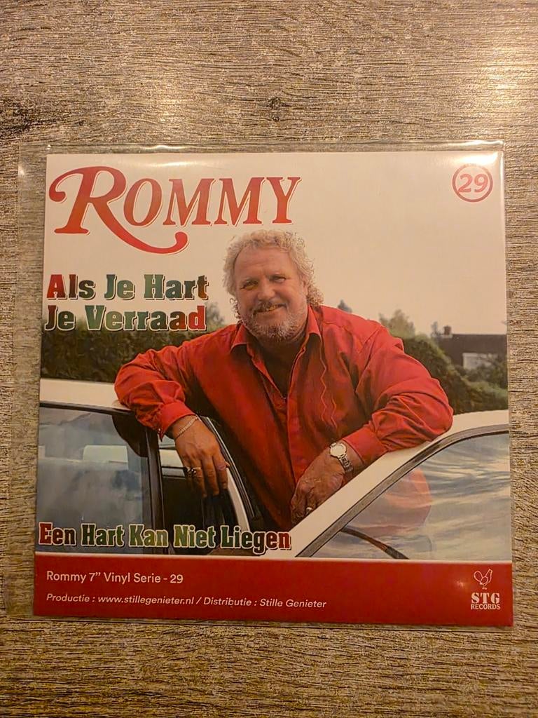 7″ – Rommy – Als Je Hart Je Verraad / Een Hart Kan – Deel 29, Ophalen of Verzenden, 7 inch, Levenslied of Smartlap