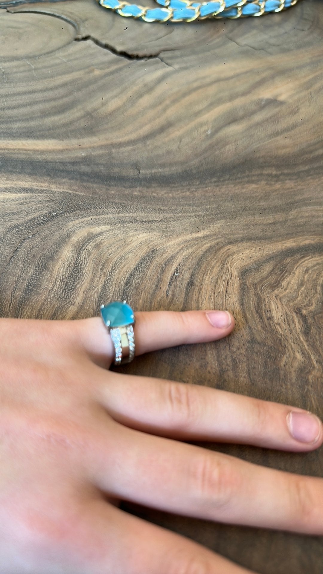 Ring, Ophalen, Zo goed als nieuw, Dame, Zilver
