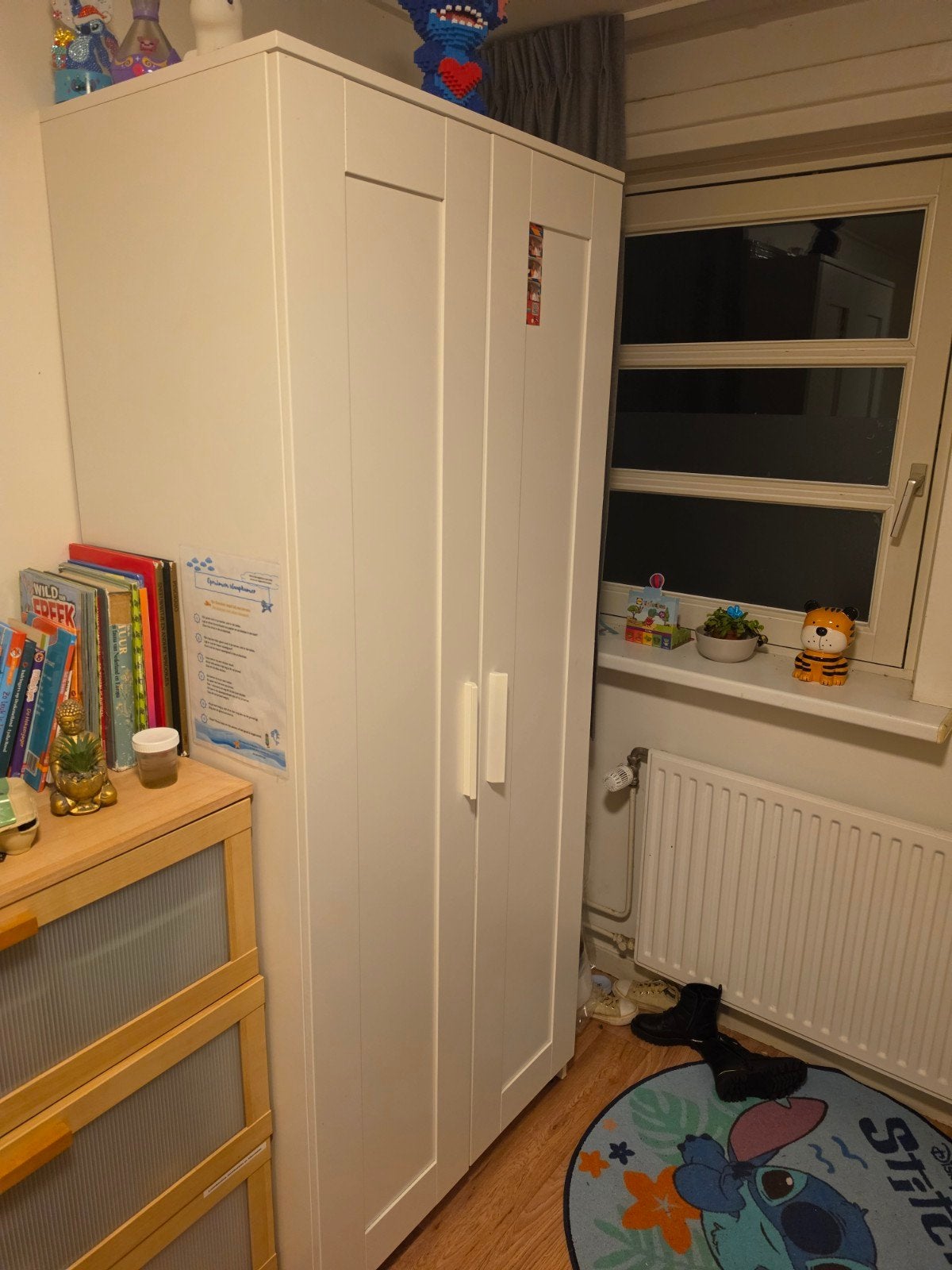 Kinder kledingkast en meegroeibed. vanaf 6-12-26 ophalen, Ophalen, Gebruikt, Kast, 50 tot 70 cm