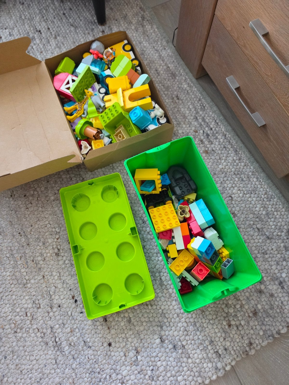Veel duplo sets (excl groene doos), Ophalen, Zo goed als nieuw