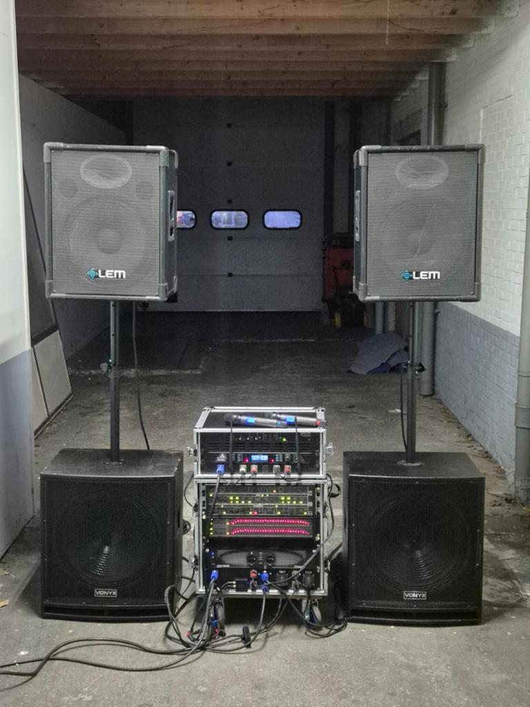 Geluidsset - zangset - karaoke - COMPLEET - bluetooth, Muziek en Instrumenten, Versterkers | Keyboard, Monitor en PA, Ophalen