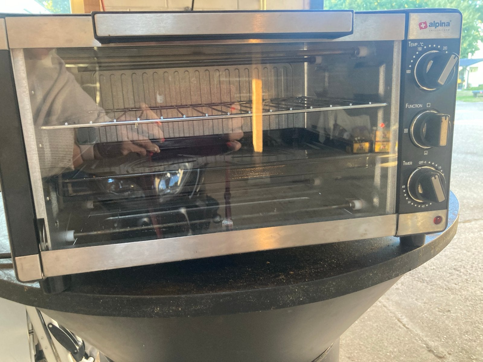 Alpina Mini Oven - Ideaal voor Camping of Kleine Keuken, Ophalen of Verzenden, Vrijstaand, Mini-oven, Gebruikt