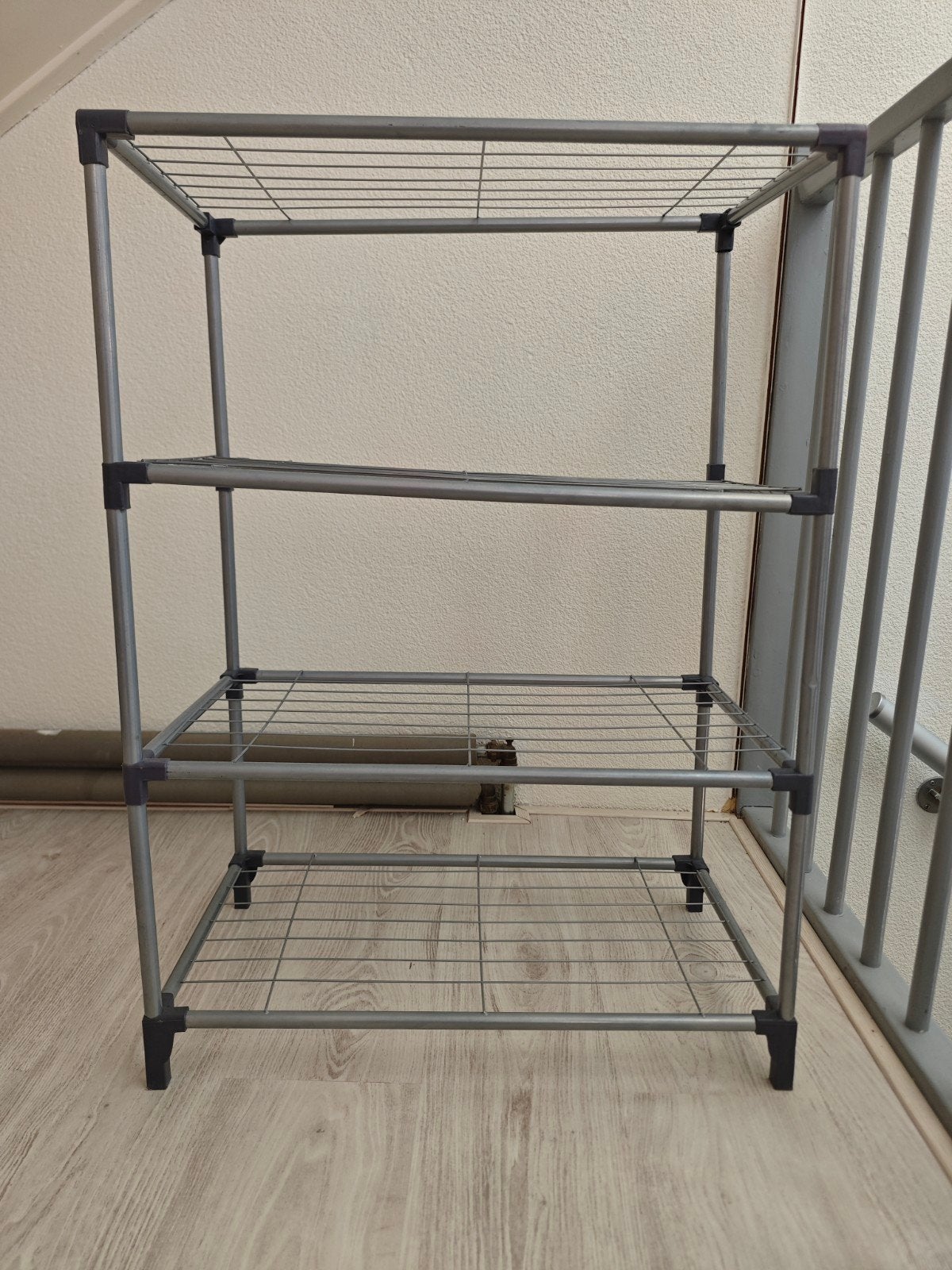 Handig metalen rek met 3 planken - Grijs, Ophalen, Gebruikt