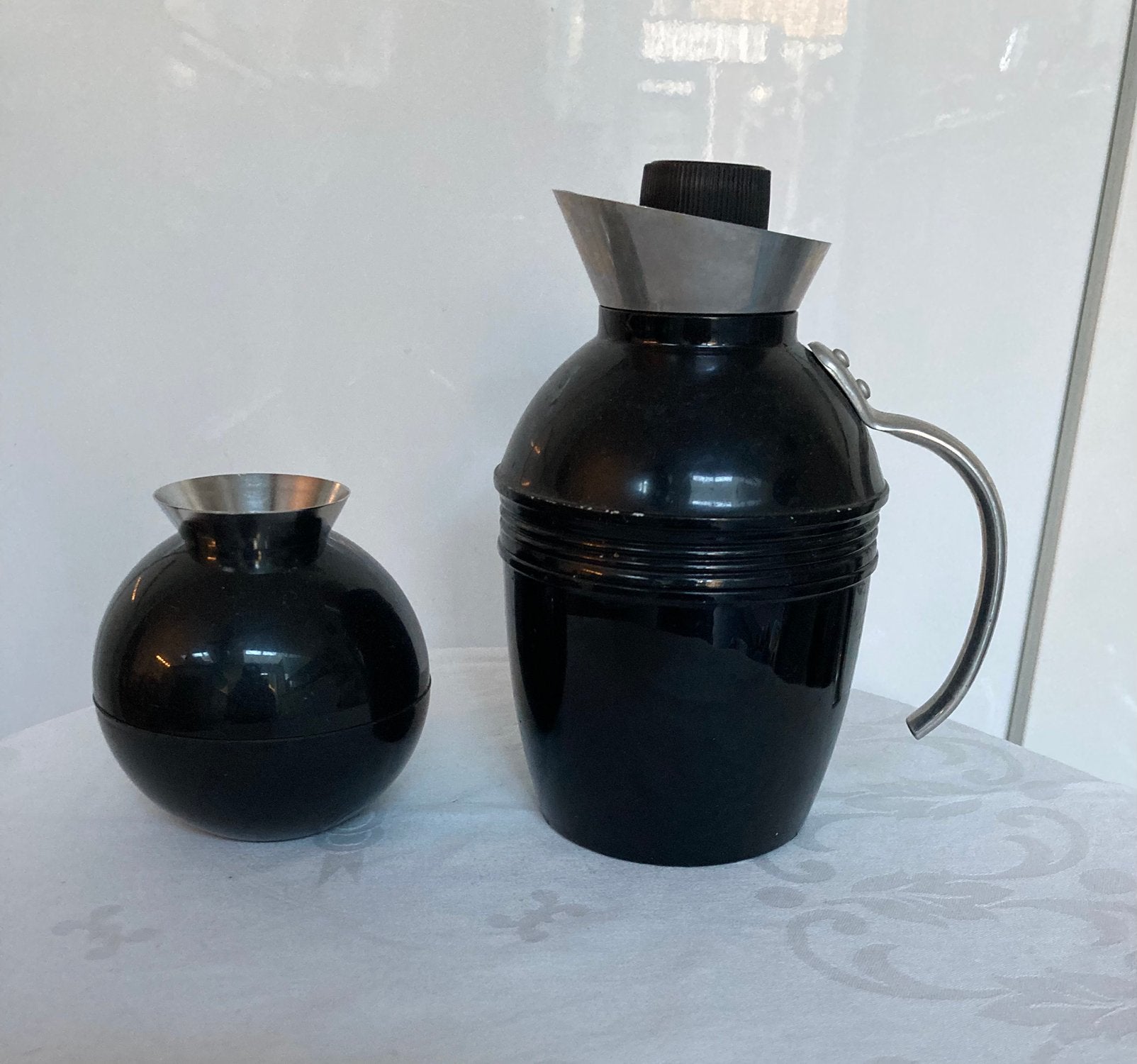 Vintage Alfi thermoskan met Alfi suikerpot door Ole Palsby, Ophalen of Verzenden