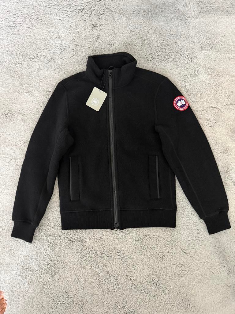 Canada Goose Lawson Fleece Jas Zwart Maat S Nieuw, Ophalen of Verzenden, Nieuw, Maat 46 (S) of kleiner, Zwart