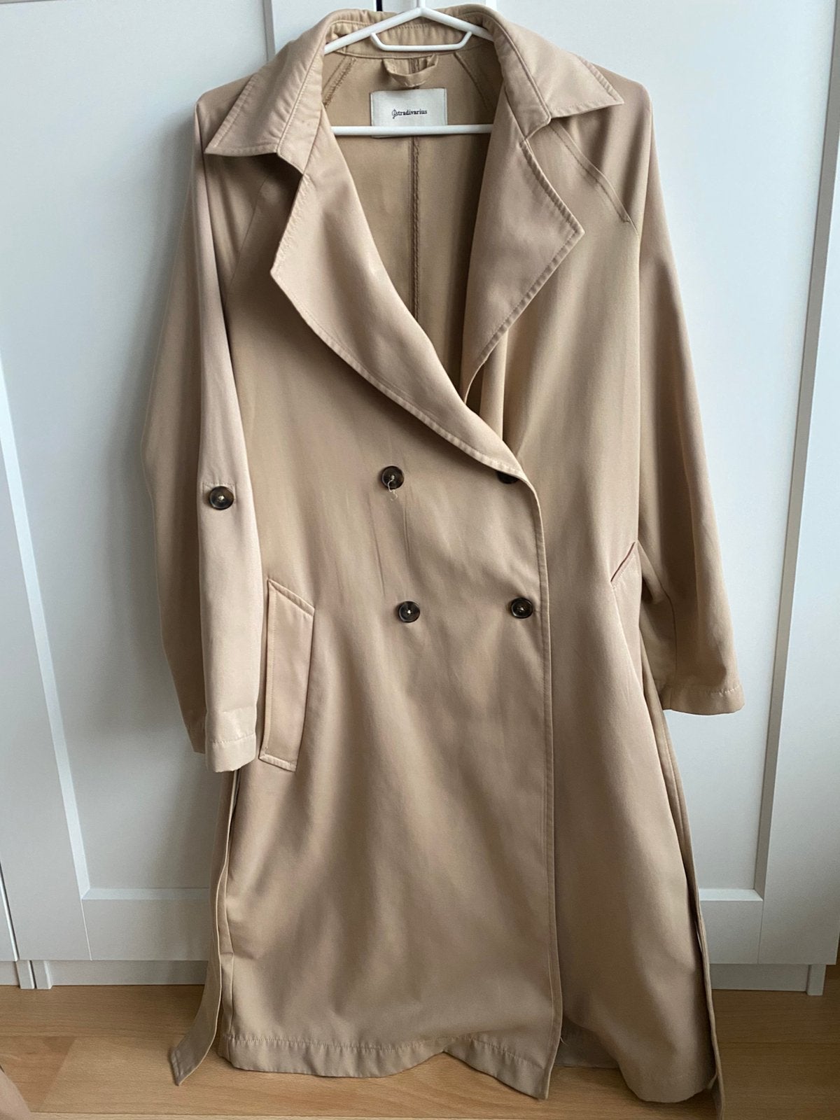 Dunne trenchcoat Stradivarius maat S, Ophalen of Verzenden, Gedragen, Maat 36 (S), Beige