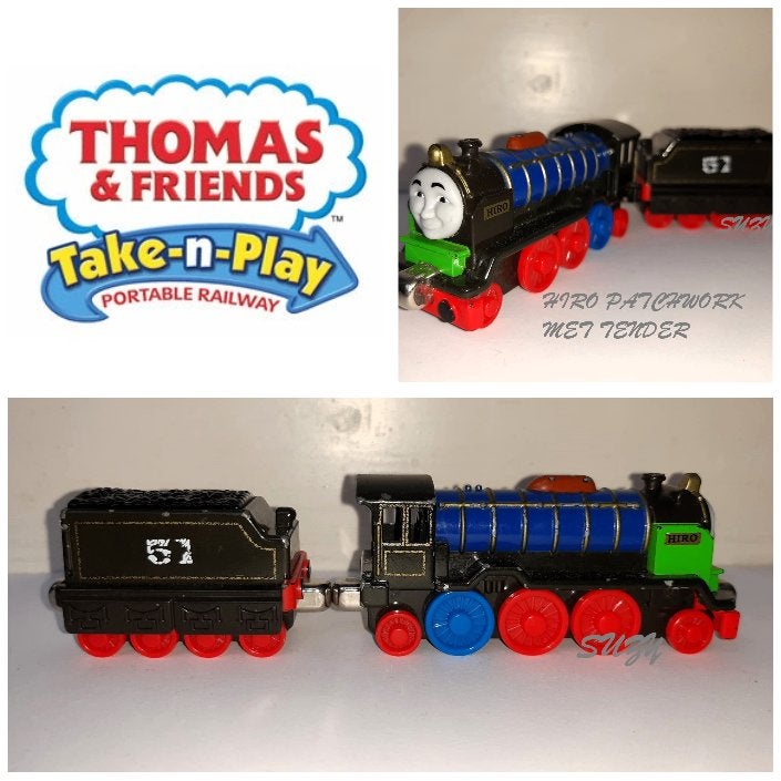 Thomas de Trein Take n Play, Hiro Patchwork met Tender, Ophalen of Verzenden, Gebruikt