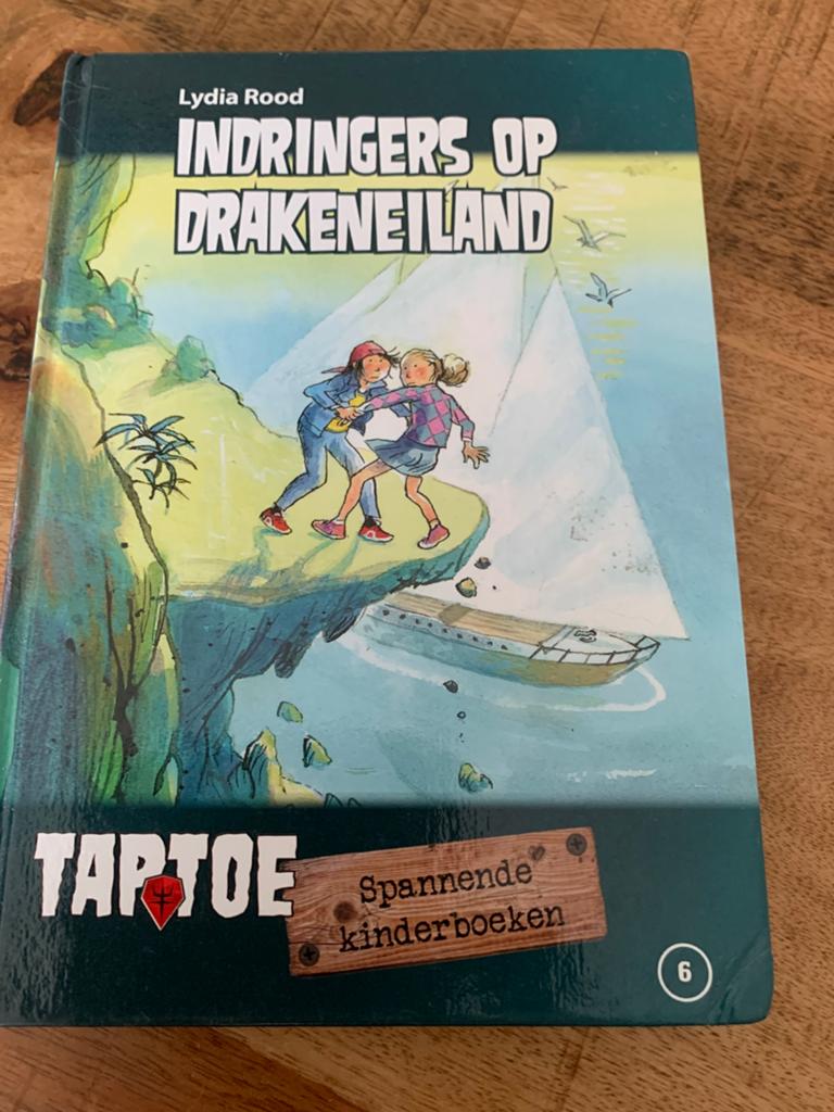 Taptoe Indringers op Drakeneiland Lydia Rood - 6, Fictie algemeen, Ophalen of Verzenden, Lydia Rood, Zo goed als nieuw